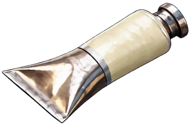 White paint tube